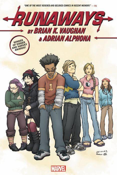 Runaways by Brian K. Vaughan & Adrian Alphona Omnibus cover — © Marvel