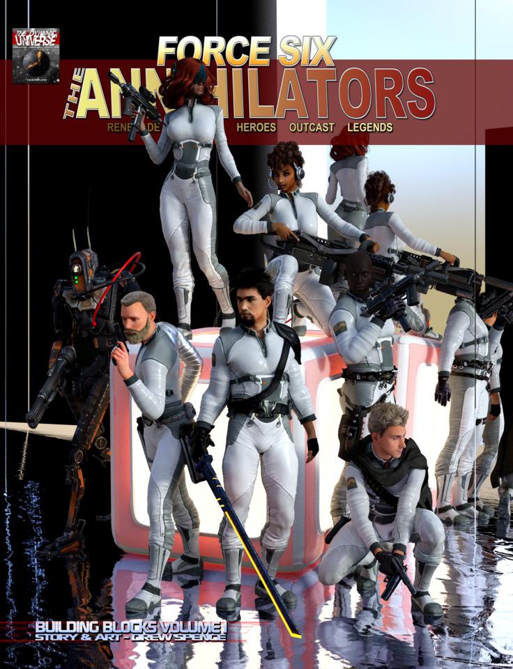 Force Six, The Annihilators: Building Blocks  #1 cover