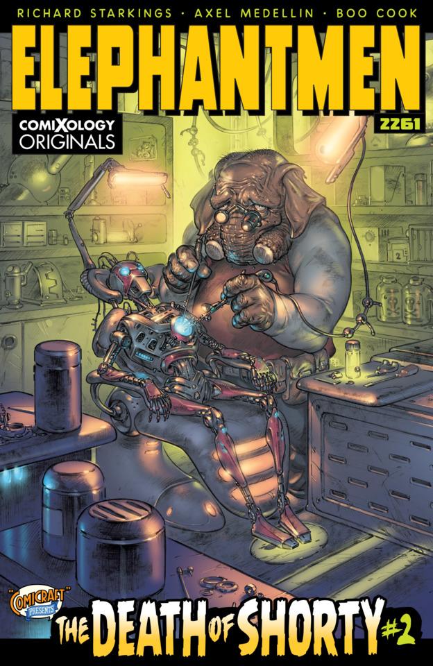 Elephantmen 2261: The Death of Shorty #2 cover
