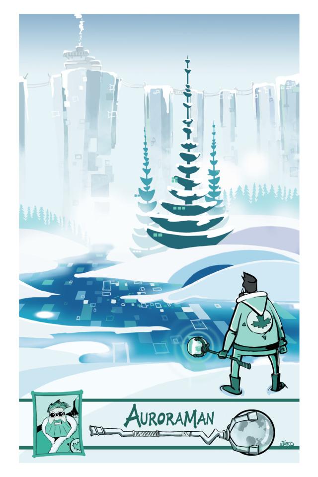 The Adventures of Auroraman: Season 2 cover — © MiniJeff Productions
