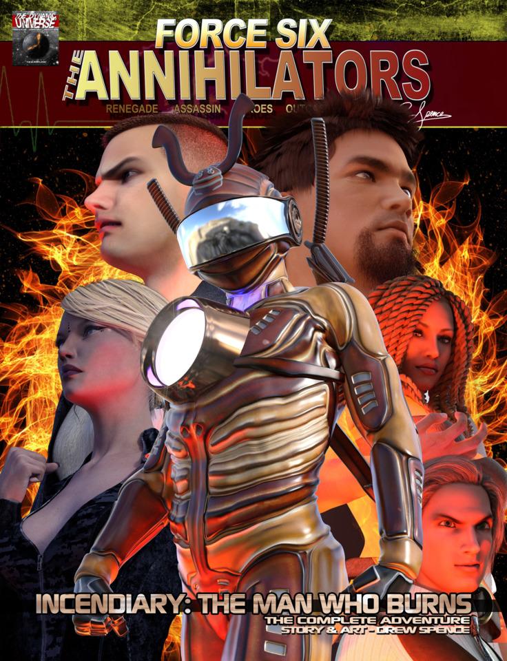 Force Six, The Annihilators: Collection: Incendiary: The Man Who Burns
