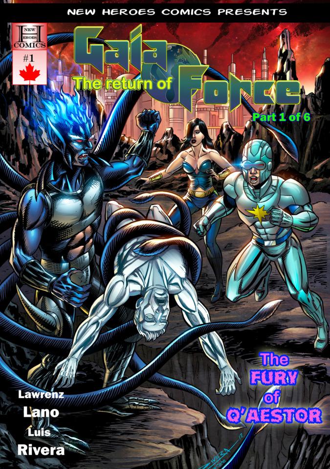 The Return of Gaia Force #1 cover