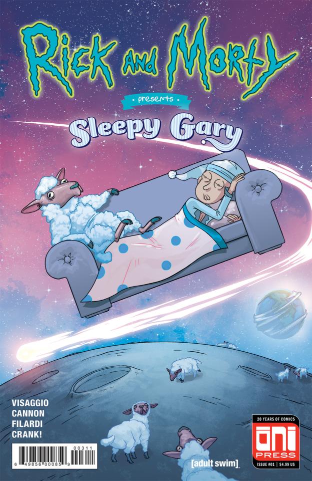 Rick and Morty Presents: Sleepy Gary cover — © Oni Press
