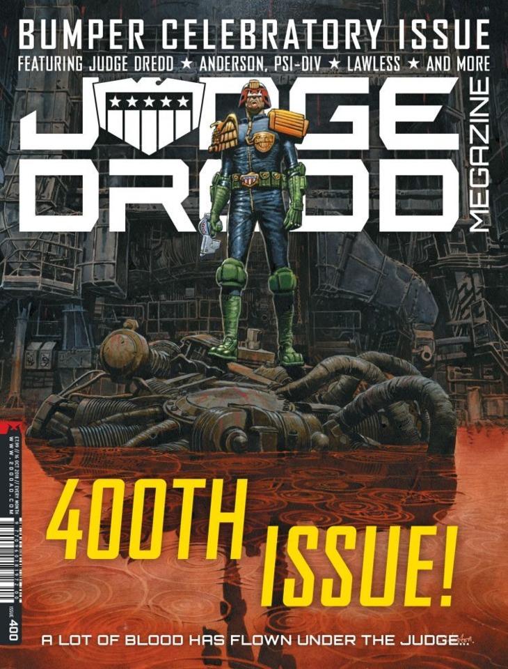 Judge Dredd Megazine #400 cover