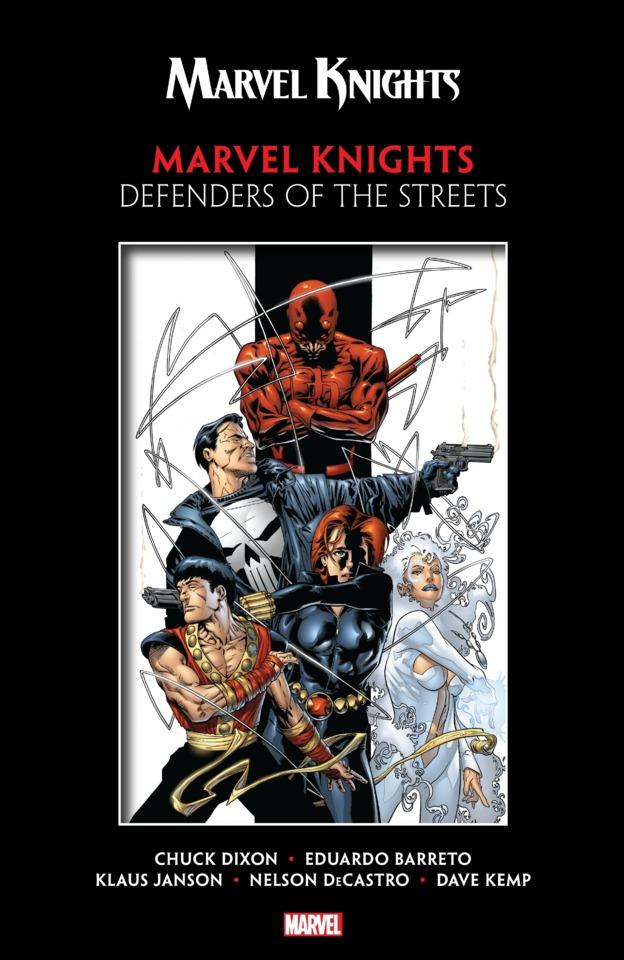 Marvel Knights by Dixon & Barreto: Defenders of the Streets cover — © Marvel