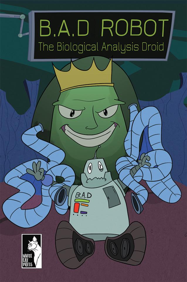 B.A.D. Robot cover — © White Cat Press