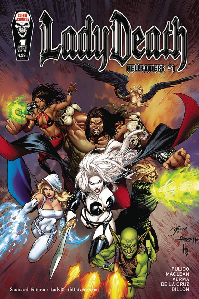 Lady Death: Hellraiders #1 cover