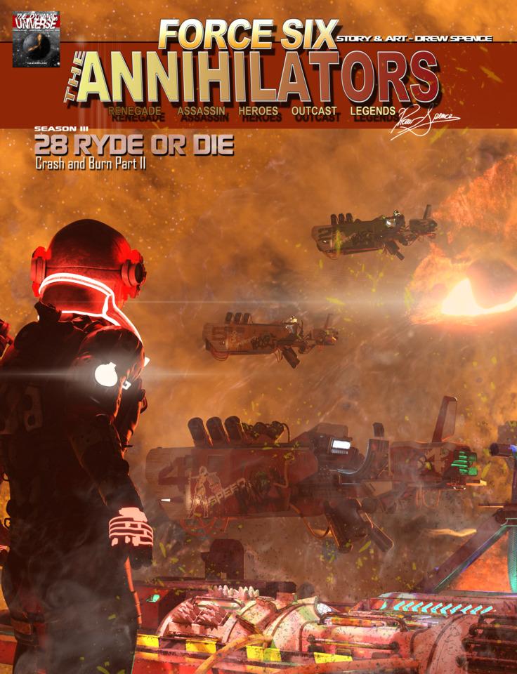 Force Six, The Annihilators #28 cover