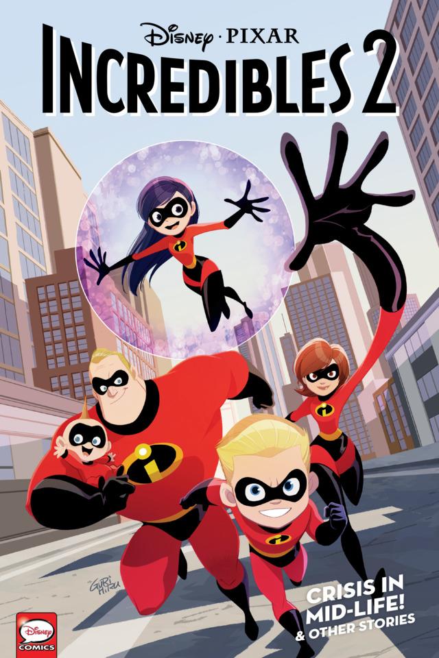 Disney·PIXAR The Incredibles 2: Crisis in Mid-Life! & Other Stories cover — © Dark Horse Comics