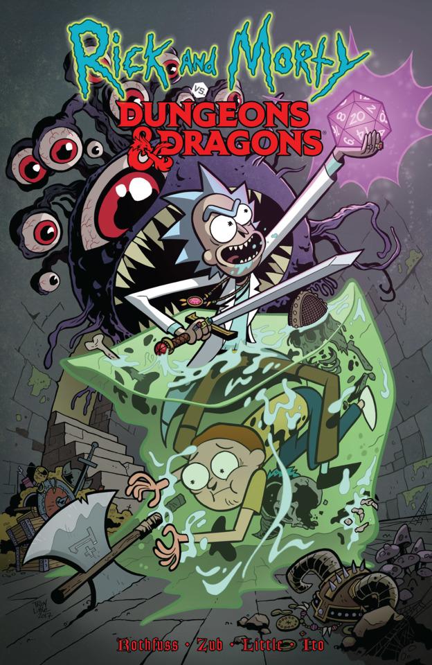 Rick and Morty vs. Dungeons & Dragons cover — © IDW Publishing