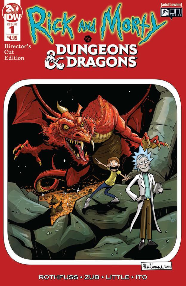 Rick and Morty vs. Dungeons & Dragons #1: Director's Cut Edition #1 cover