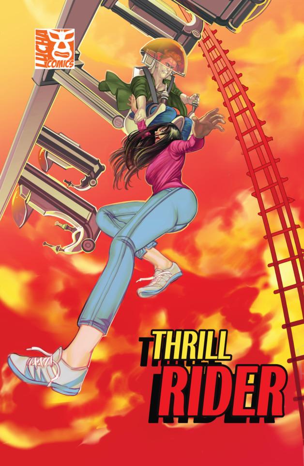 Thrill Rider cover — © Lucha Comics