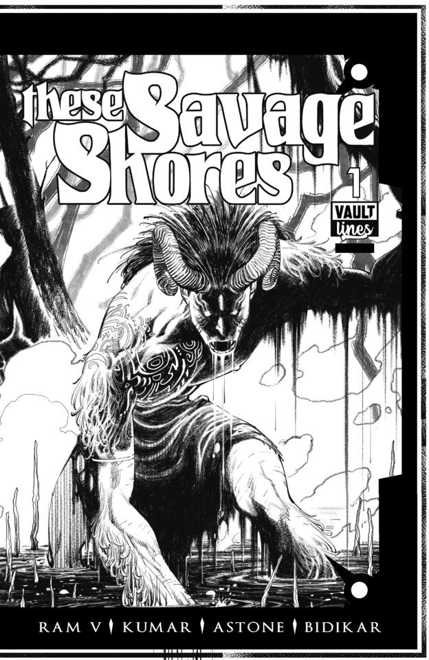 These Savage Shores #1 Black & White Edition
