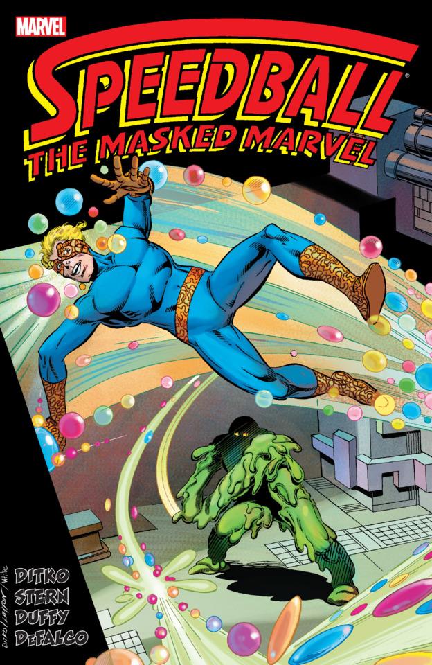 Speedball: The Masked Marvel cover — © Marvel