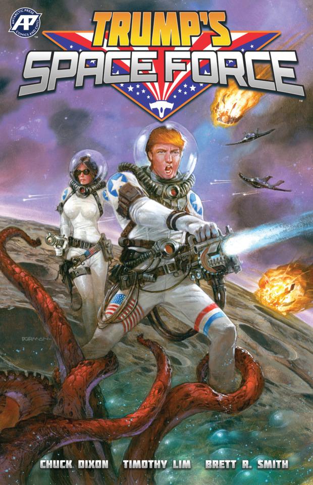 Trump's Space Force #1 cover