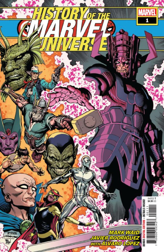 History of the Marvel Universe cover — © Marvel