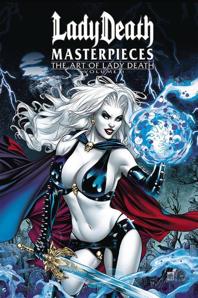 Lady Death Masterpieces: The Art of Lady Death #1 cover