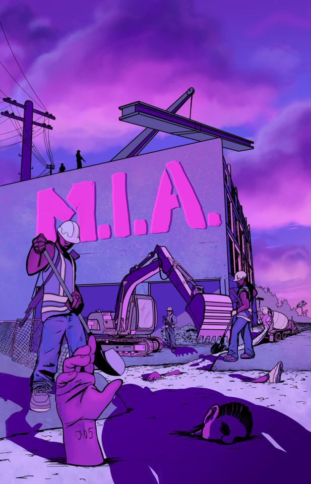 M.I.A. cover — © Project: Unknown Comics