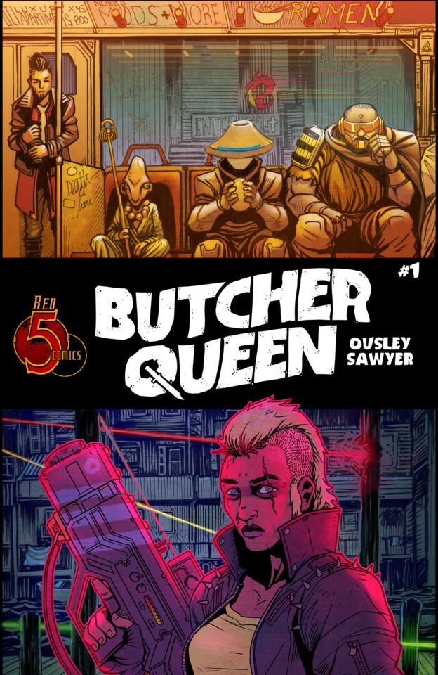 Butcher Queen cover — © Red 5 Comics