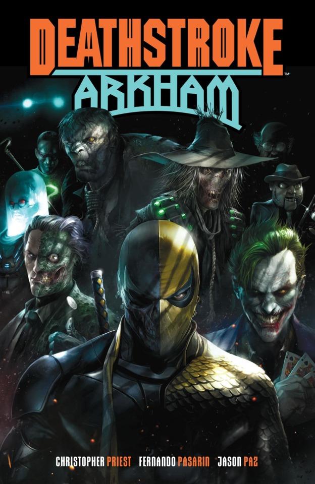 Deathstroke: Arkham cover — © DC Comics