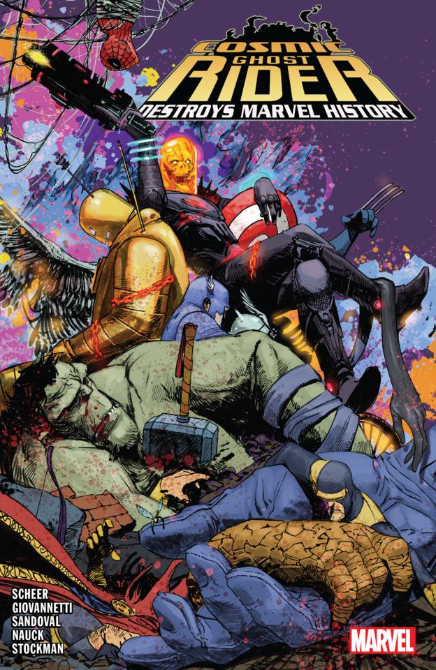 Cosmic Ghost Rider Destroys Marvel History cover — © Marvel