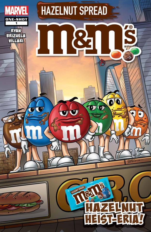 M&M's cover — © Marvel