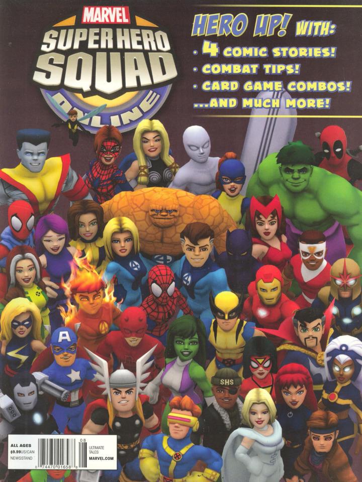 Marvel Super Hero Squad Online Magazine cover — © Marvel