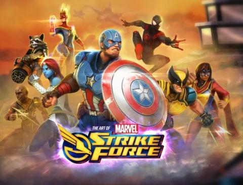 Marvel Strike Force: The Art of the Game cover — © Marvel