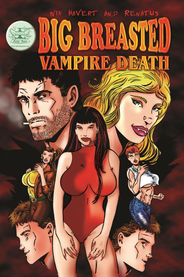 Big Breasted Vampire Death #1 cover