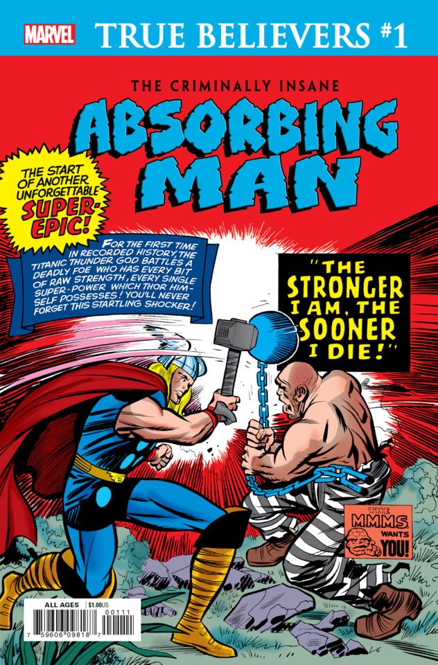 True Believers: The Criminally Insane: Absorbing Man