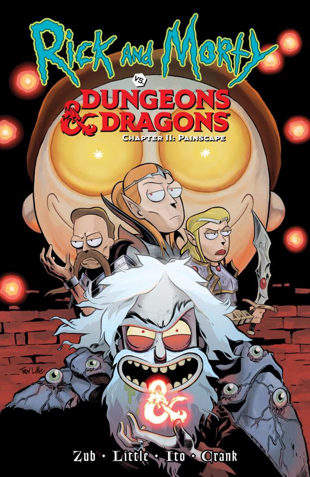 Rick and Morty vs. Dungeons & Dragons II: Painscape cover — © Oni Press