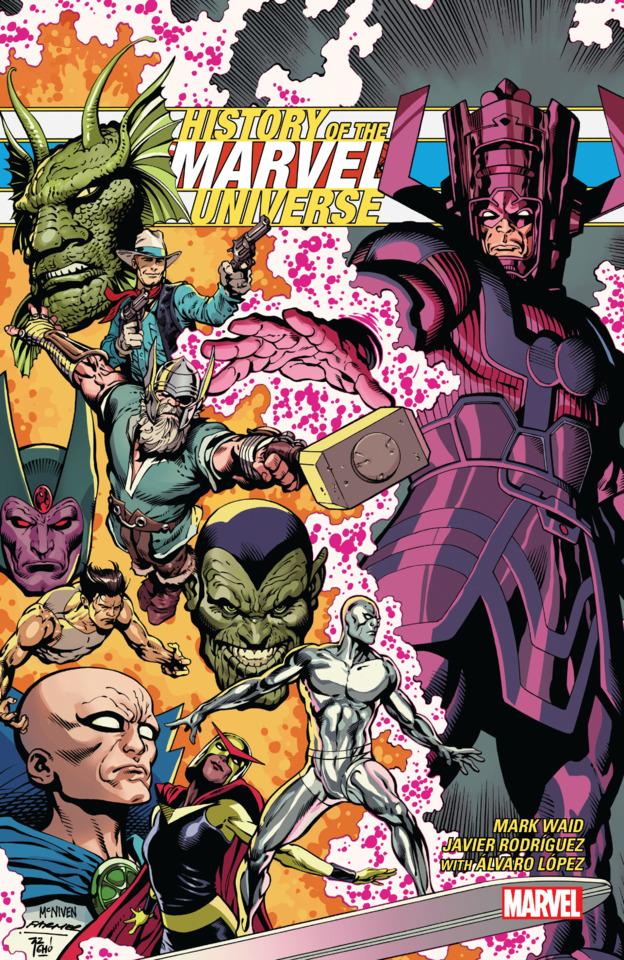 History of the Marvel Universe Treasury Edition cover — © Marvel