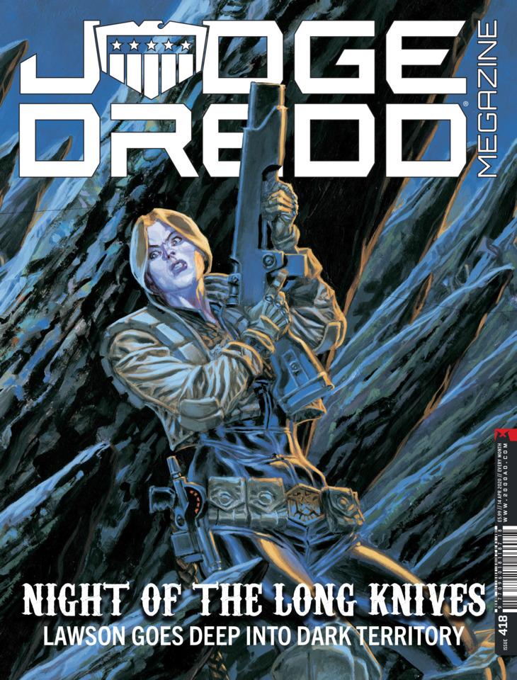 Judge Dredd Megazine #418 cover