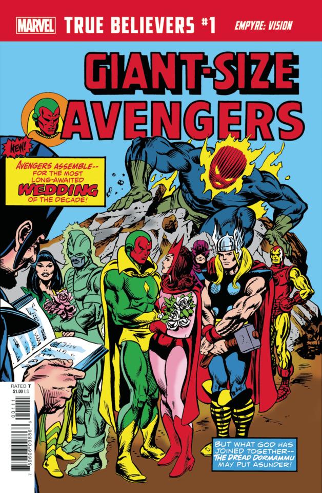 True Believers: Empyre: Vision cover — © Marvel