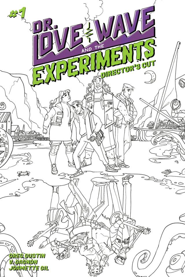 Dr. Love Wave and the Experiments: Director's Cut #1 cover