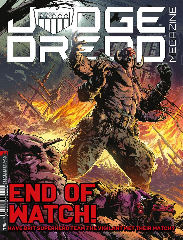 Judge Dredd Megazine #421 cover