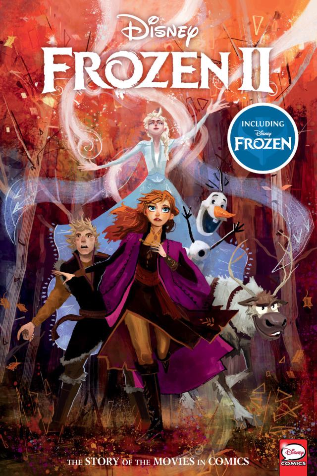 Disney Frozen and Frozen 2: The Story of the Movies in Comics cover — © Dark Horse Comics