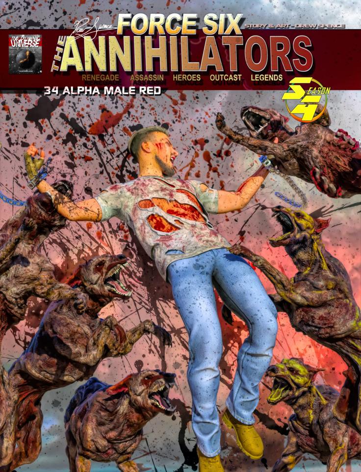 Force Six, The Annihilators #34 cover