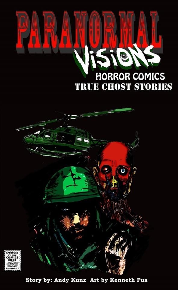 Paranormal Visions Horror Comics: True Ghost Stories cover — © Blackbelt Kids House Publishing