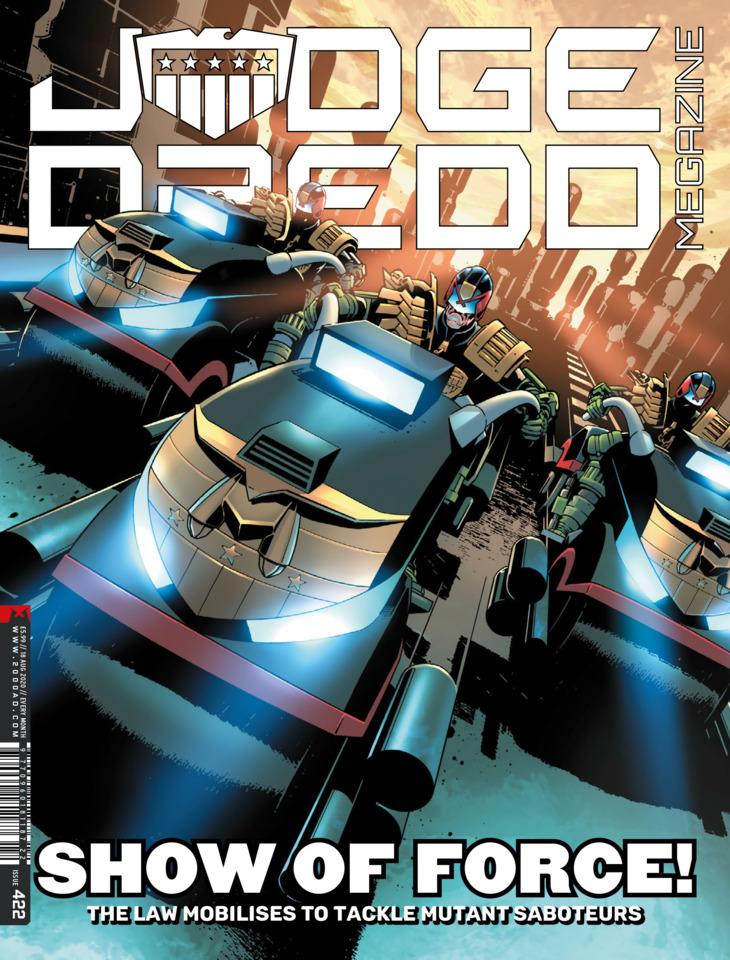 Judge Dredd Megazine #422 cover