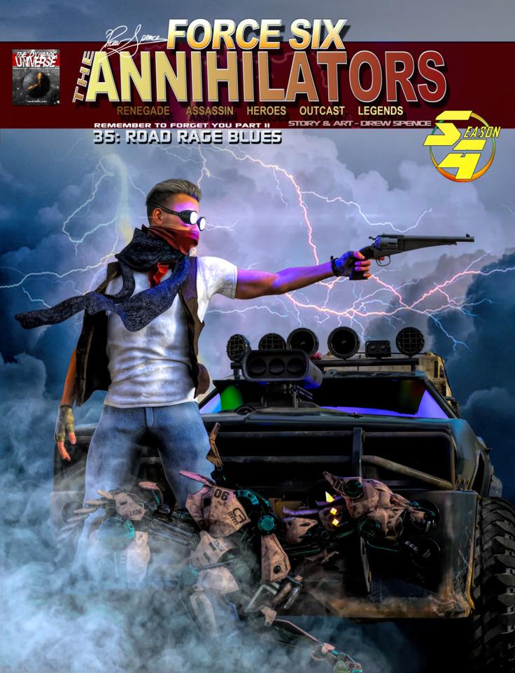 Force Six, The Annihilators #35 cover
