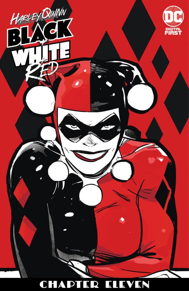 Harley Quinn Black + White + Red #11