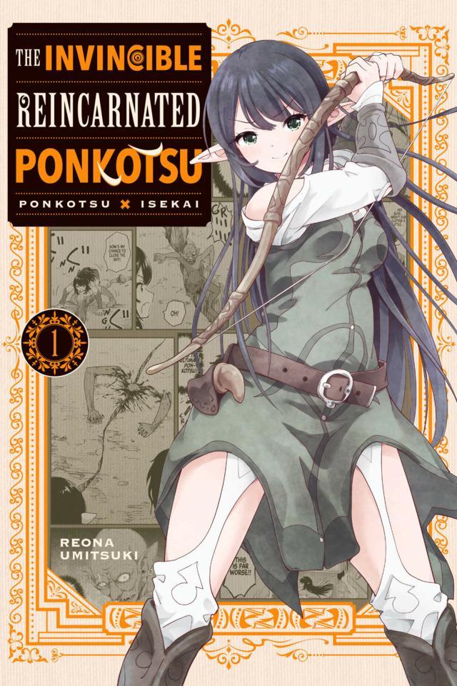 The Invincible Reincarnated Ponkotsu cover — © Kodansha Comics USA
