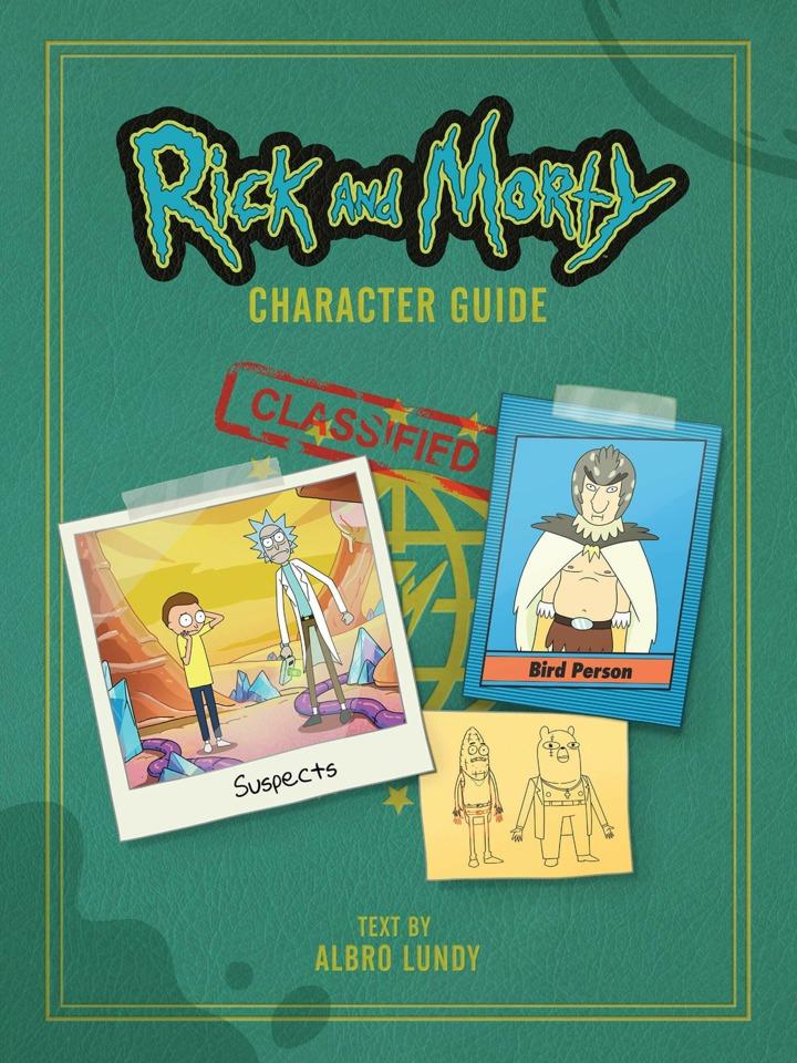 Rick and Morty Character Guide cover — © Dark Horse Comics