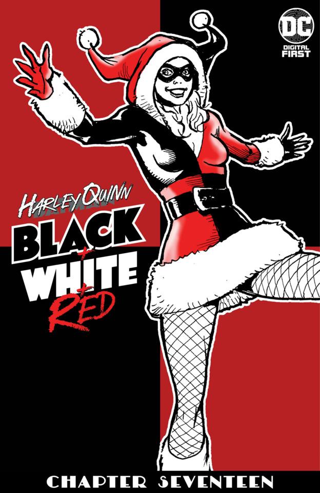Harley Quinn Black + White + Red #17