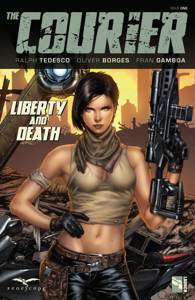 The Courier: Liberty and Death #1 cover
