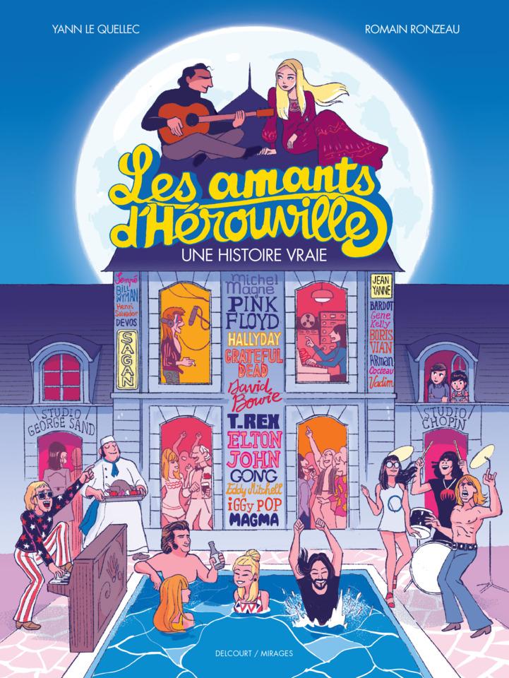 Les Amants d'Hérouville - Une histoire vraie cover — © Delcourt