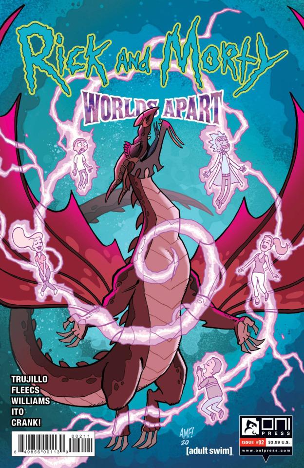Rick and Morty: Worlds Apart #2 cover