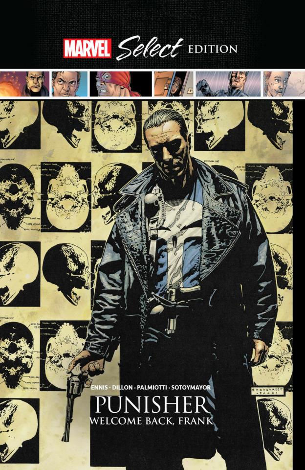 Punisher: Welcome Back, Frank Marvel Select cover — © Marvel