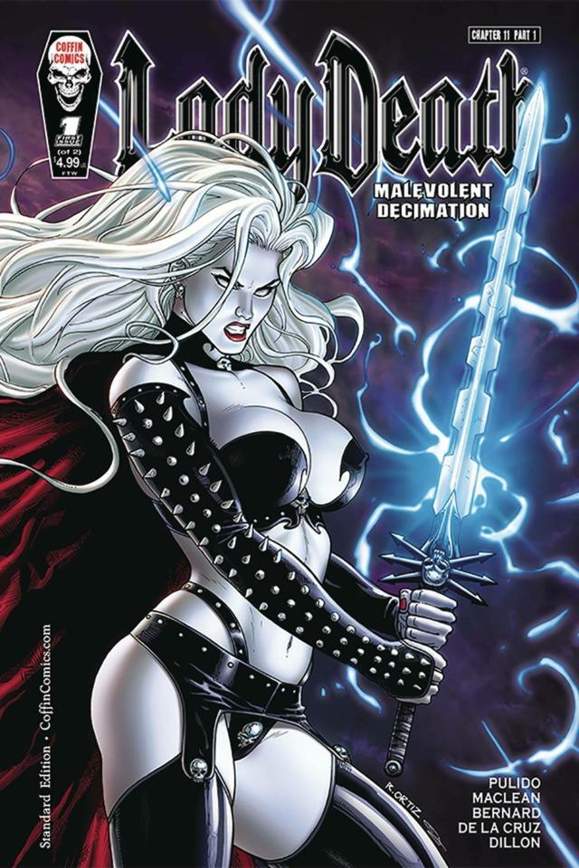 Lady Death: Malevolent Decimation cover — © Coffin Comics